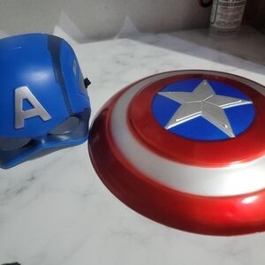 Child Captain america Shield and mask